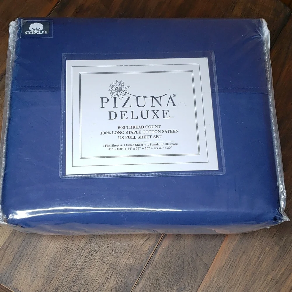 Pizuna Deluxe NWT Sateen Sheet Set
